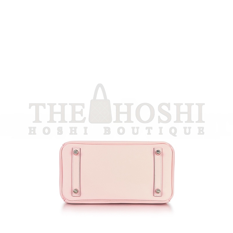 H**me5 ROSE SAKURA SWIFT BIRKIN 25 SILVER BUCKLE 1487913 (25*20*13cm) Master Quality